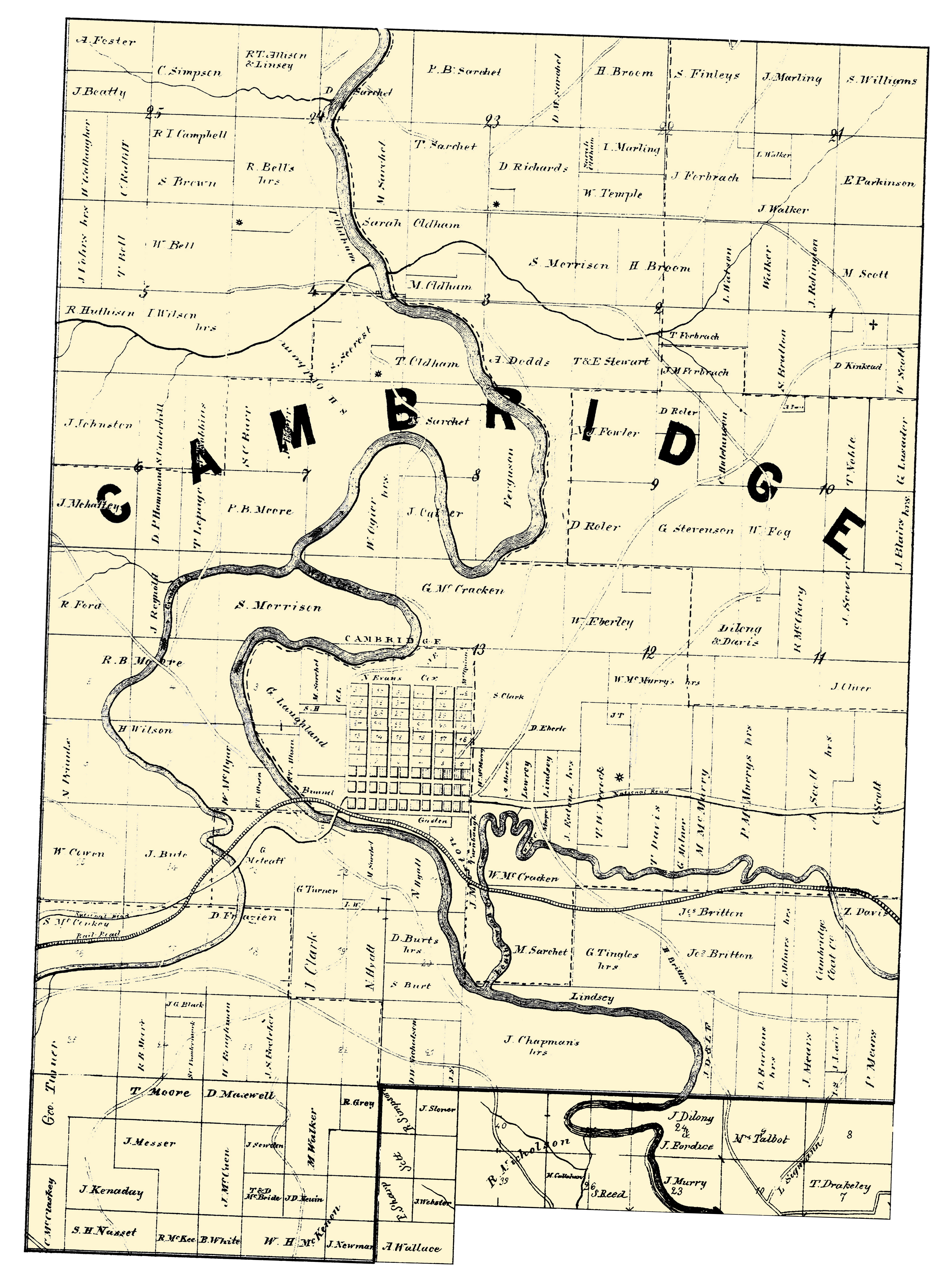 Cambridge Township ownership map preview