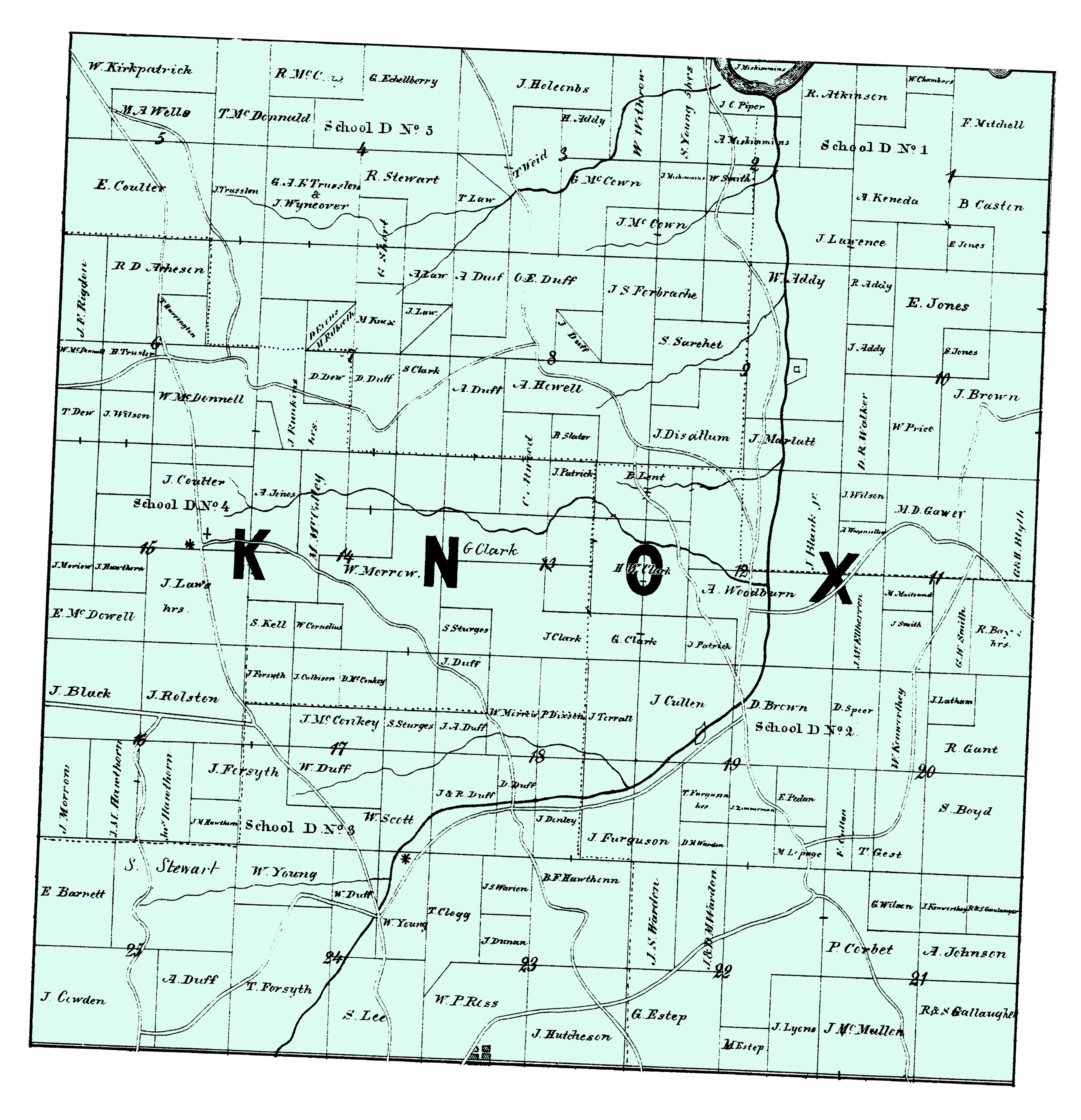 Knox Township ownership map preview